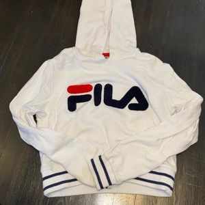 Fila cropped hoodie